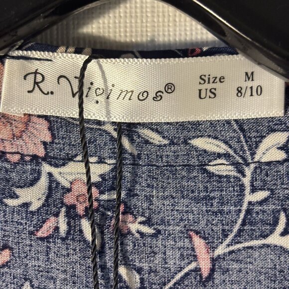 Floral Boho Maxi Dress With Ruffle Hem & V-Neck - Picture 3 of 11